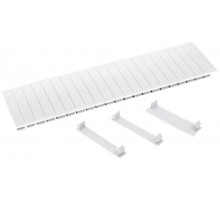 Заглушка  12 модулей белая  YZM10-12-K01  IEK