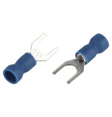 Наконечник вилочный ЭРА NO-225-122 НВИ 2.5-5 с изолированным фланцем (упаковка 50 шт.)   Б0063328  ЭРА