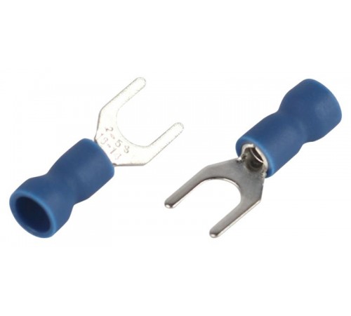 Наконечник вилочный ЭРА NO-225-122 НВИ 2.5-5 с изолированным фланцем (упаковка 50 шт.)   Б0063328  ЭРА