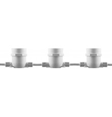 Гирлянда "Белт-лайт",  CL50-13   20 E27, шаг 50cm белый, 13м (3м сетевой шнур) IP65  29886  FERON