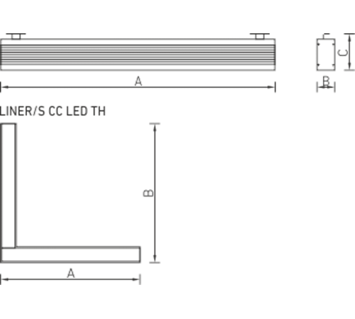 Светильник светодиодный линейный ДПО LINER/S LED 1200 TH S HFD 32Вт 4000K IP20  1473000670  Световые Технологии