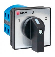 Переключатель кулачковый ПК-1-42 25А 2P "1-0-2" IP65  pk-1-42-25-65  EKF