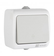 Мурманск Выключатель проходной 1-клавишный 10А IP54 серый EKF  EFV10-025-30-54  EKF