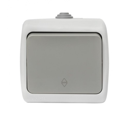 Мурманск Выключатель проходной 1-клавишный 10А IP54 серый EKF  EFV10-025-30-54  EKF