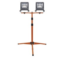 Прожектор светодиодный  WORKLIGHT на телескопической треноге серый 2х50Вт 2х4500 Лм, 4000 К   4058075213999  LEDVANCE
