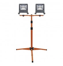 Прожектор светодиодный  WORKLIGHT на телескопической треноге серый 2х50Вт 2х4500 Лм, 4000 К   4058075213999  LEDVANCE