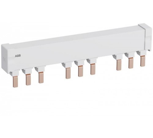 Шинная разводка 3-фазн. PS2-4-0-125 до 125А для соединения 4-х автоматов типа MS165, MO165 без доп. контактов1SAM401920R1004 ABB
