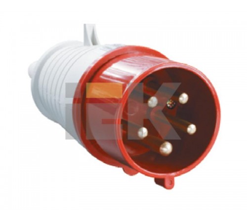 Вилка 025 3Р+РЕ+N 32А 380В IP44  PSR02-032-5  IEK