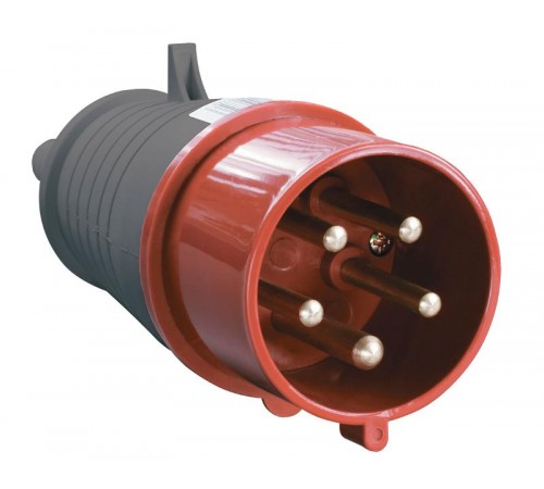 Вилка 025 3Р+РЕ+N 32А 380В IP44  PSR02-032-5  IEK