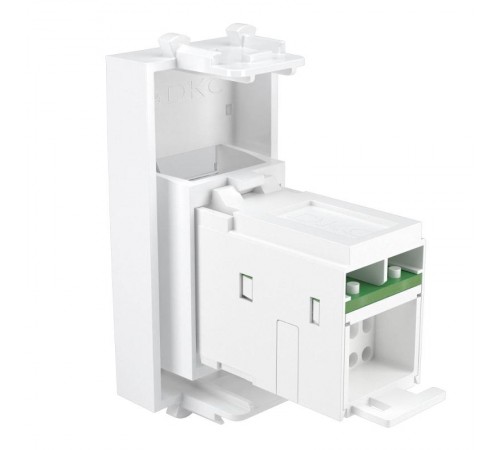 Компьютерная розетка "Белое облако" "Avanti" RJ-45 модульная, кат. 6, 1 мод  4400291  DKC