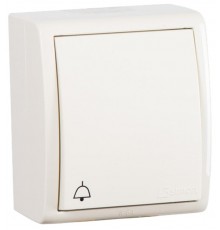 Кнопочный выключатель IP54 10A 250В цвета слоновая кость S15 Aqua  1594150-031  Simon