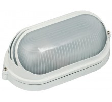 Светильник для ЖКХ НПП 1407 60Вт Е27 IP54 белый/овал ресничка  LNPP0-1407-1-060-K01  IEK