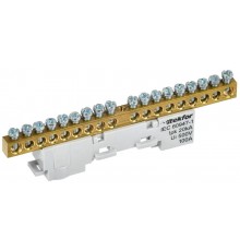 TEKFOR Шина L "фаза" неизолированная на универсальном держателе 6х9-18-Ср  TF-NN10-18-DL-K03  IEK