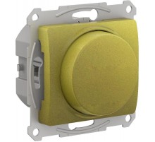 Glossa Фисташковый Светорегулятор (диммер) повор-нажим LED RC 400Вт механизм  GSL001023  SE