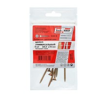 Саморез ШУж 4,0х70 пот. гол. (8 шт) - пакет ( 0,03 кг)  102497  Tech-KREP