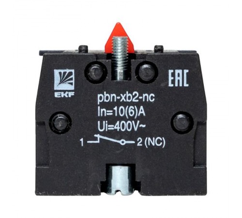 Дополнительный контакт XB-2 NC красный EKF PROxima  pbn-xb-2-nc  EKF