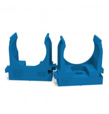 Крепеж-клипса для труб для монтажного пистолета синяя д25 (100шт/700шт уп/кор)  PR13.0145  Промрукав