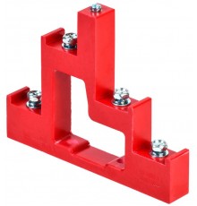 Изолятор ступенчатый ИС4-25/1-15 (4 x М6; 1 x М5) силовой с болтом   YIS11-5-25-B  IEK