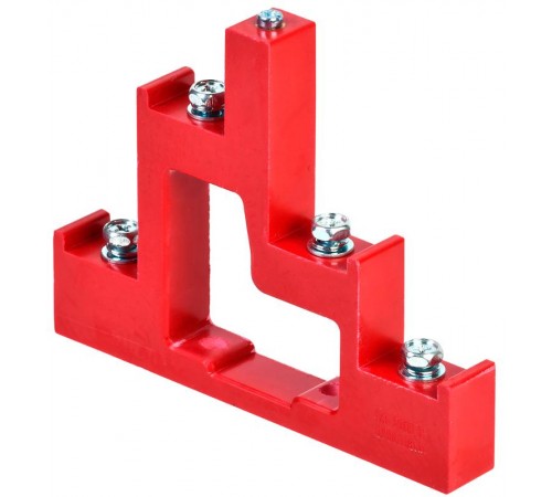 Изолятор ступенчатый ИС4-25/1-15 (4 x М6; 1 x М5) силовой с болтом   YIS11-5-25-B  IEK