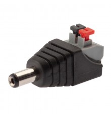 Разъем   R-DC03 штекер DC питания 2. 1х5. 5 с быстрозажимной колодкой  Б0048310  ЭРА