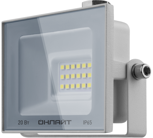 Прожектор светодиодный OFL LED 90 133 OFL-20-6K-WH-IP65-LED  90133  ОНЛАЙТ
