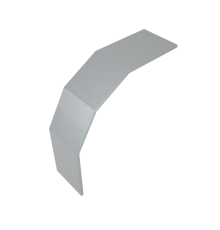 Крышка лестничного вертикального внешнего угла 90 град 100 мм HD  KLVL90-100 HD  КМ-профиль