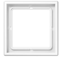 Рамка для вертикальной и горизонтальной установки, 1 пост; дюропласт; белый; LS990  LS981WW  Jung