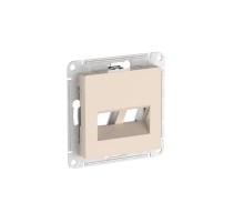 AtlasDesign Бежевый Накладка двойная для информационных функций типа Keystone  ATN000290  SE