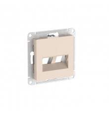 AtlasDesign Бежевый Накладка двойная для информационных функций типа Keystone  ATN000290  SE