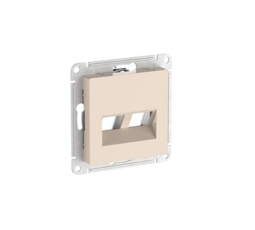 AtlasDesign Бежевый Накладка двойная для информационных функций типа Keystone  ATN000290  SE