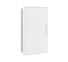 Щиток 36 мод встр. для полых стен слабот. FRAME, бел., с бел. дв., с монт. платой, в компл. с 2 роз. (45005) и 2 кор. PDD (10033)  F36B5WW  DKC