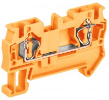 Клемма пружинная КПИ 2в-4 41А оранжевая   YZN11-004-K09  IEK 