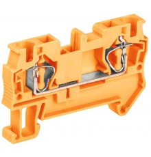 Клемма пружинная КПИ 2в-4 41А оранжевая   YZN11-004-K09  IEK 