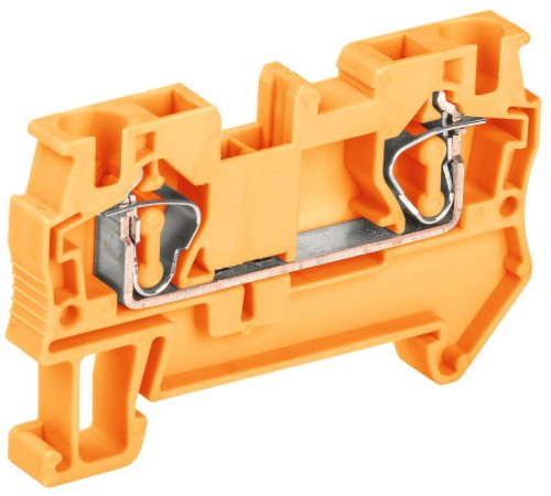 Клемма пружинная КПИ 2в-4 41А оранжевая   YZN11-004-K09  IEK 