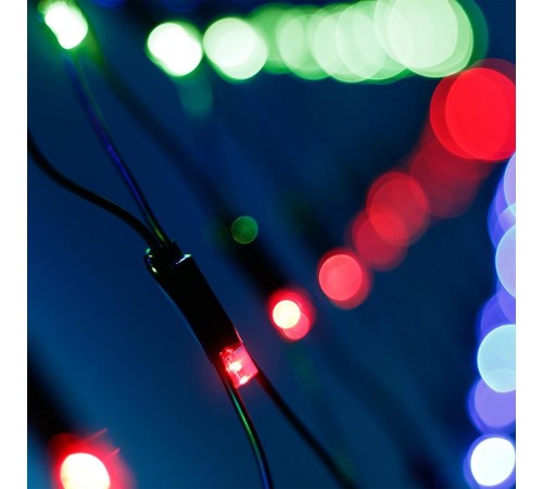 Светодиодная гирлянда ARD-NETLIGHT-CLASSIC-2000x1500-BLACK-288LED RGB (230V, 18W)  024690  Arlight