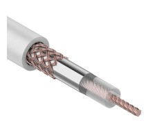Кабель RG-58 A/U (50 Ом), Cu/Al/Cu 64 % (бухта 100 м) белый   01-2001  REXANT