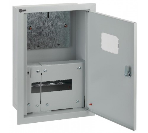 Щит  учетно-распределительный встраиваемый металлический ЩУРв 3/12зо-1 76 УХЛ3 IP31 (550х320х165мм)  Б0028767  NO-130-01 ЭРА