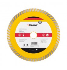 Диск алмазный отрезной Turbo волна 180x22.2x2.2x10 мм  KR-90-0133  Kranz