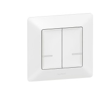 Выключатель Умный беспроводной 2-кл. Valena Life бел. Netatmo  752187  Legrand