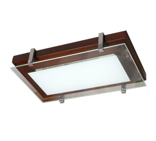 Светильник "Полесье" 280х160 НББ 06-40 М40 белый /корпус венге /держатель хром  1005205883  Элетех