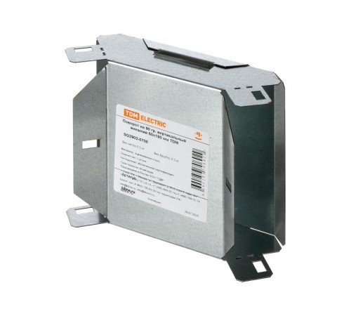 Поворот на 90 град. вертикальный внешний 50х150  SQ2902-0708  TDM