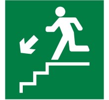 Пиктограмма квадрат "Лестница вниз налево"  60606DEK  DEKraft