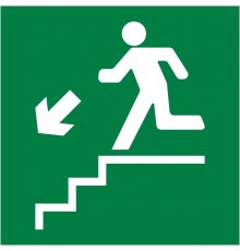 Пиктограмма квадрат "Лестница вниз налево"  60606DEK  DEKraft