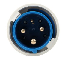 Вилка 033-63А-6h-220AC-2P+PE-IP67  222741  КЭАЗ