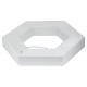 Светильник светодиодный Geometria Hexagon SPO-123-W-40K-045 45Вт 4000K 2500Лм IP40 600*600*80 белый подвесной ЛТ  Б0058880  ЭРА