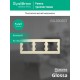 Glossa Бежевый Рамка 3-ая, горизонтальная  GSL000203  SE