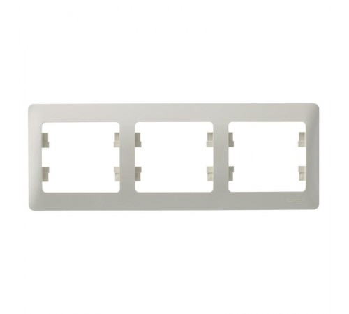 Glossa Бежевый Рамка 3-ая, горизонтальная  GSL000203  SE