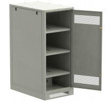 ITK LINEA B Шкаф (пустой) 1450х600мм дверь метал. сер.  LB35-14H69-M  ITK