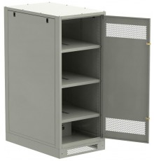 ITK LINEA B Шкаф (пустой) 1450х600мм дверь метал. сер.  LB35-14H69-M  ITK