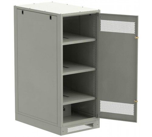 ITK LINEA B Шкаф (пустой) 1450х600мм дверь метал. сер.  LB35-14H69-M  ITK